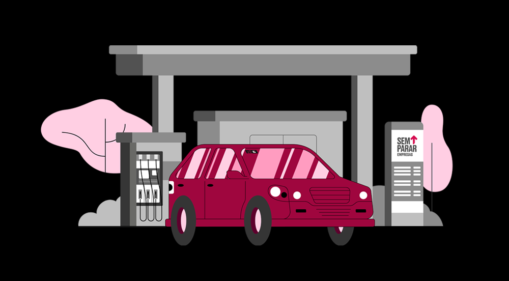 Como abastecer nos postos de gasolina credenciados Sem Parar?